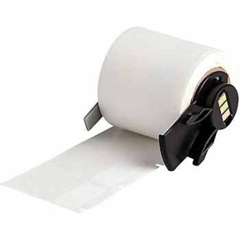 BRADY Label 1 in W Clear White, 803P31