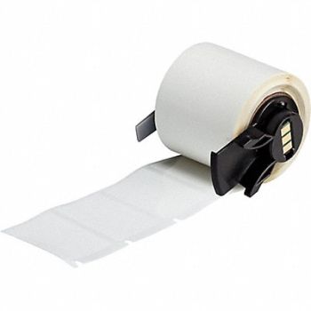 BRADY Label 1 1/2 in W White, 803P32