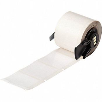 BRADY Label 1 1/2 in W White, 803PH8