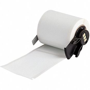 BRADY Label 3 in W White, 803MV5