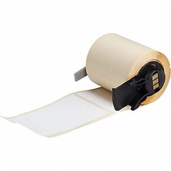 BRADY Label 3 in W White, 803P58