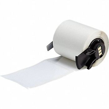 BRADY Label 3 in W White, 803P60