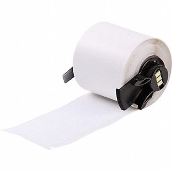 BRADY Label 4 in W White, 803P64