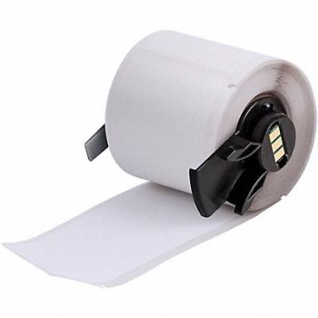 BRADY Label 4 in W White, 803NG0