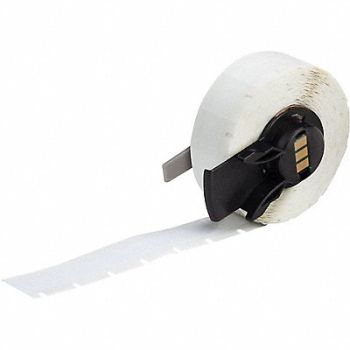 BRADY Label 3/8 in W White, 803ND7