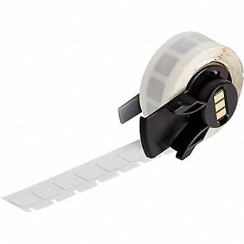 BRADY Label 13/32 in W White, 803MZ2