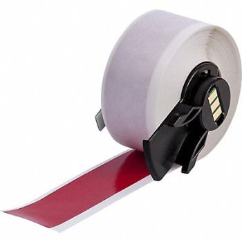 BRADY Label 1 in W Outdoor Red, 803NP4