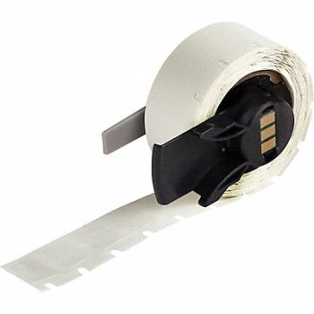 BRADY Label 1/2 in W Clear, 803P74