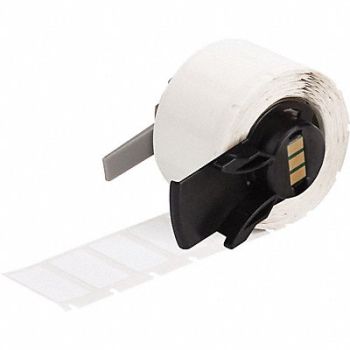 BRADY Label 1/2 in W White, 803ND3