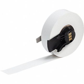 BRADY Tag 3/8 in W Outdoor White, 803P77