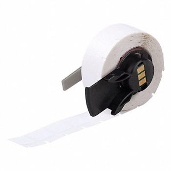 BRADY Label 1/2 in W White, 803ND8