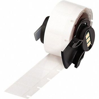 BRADY Label 1/2 in W White, 803NA4