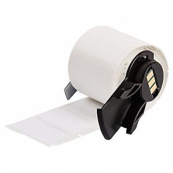 BRADY Label 1/2 in W White, 803PK1