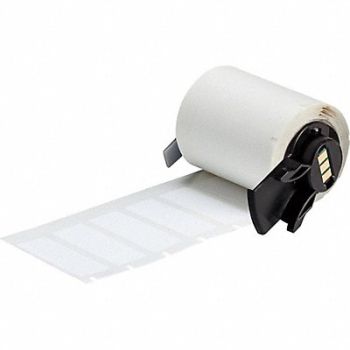 BRADY Label 1 5/8 in W White, 803PP4