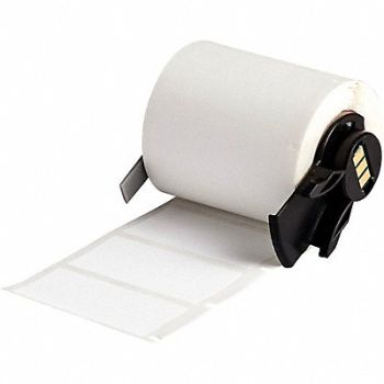 BRADY Label 1 29/32 in W White, 803P84