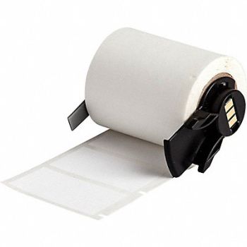 BRADY Label 1 29/32 in W White, 803PP7