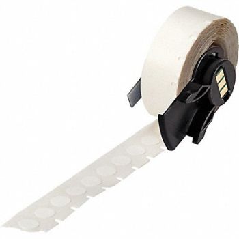 BRADY Label 3/8 in W White, 803N96