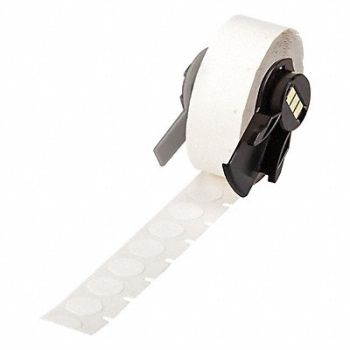 BRADY Label 1/2 in W White, 803NA0