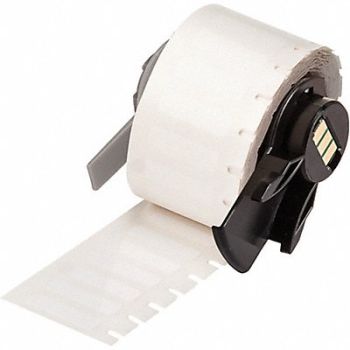 BRADY Label 21/32 in W White, 803NA3
