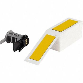 BRADY Label 1 in W Yellow, 803NK8