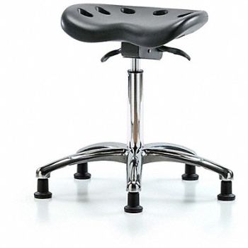 BLUE RIDGE ERGONOMICS Tractor Stool 300 lb Cap. Black, 797R08