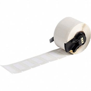 BRADY Label 1 in W White, 803P90