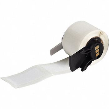 BRADY Label 2 in W White, 803P93
