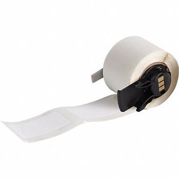 BRADY Label 2 in W White, 803P94