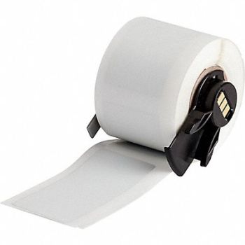 BRADY Label 2 3/4 in W Light Gray, 803P97