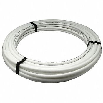 GRAINGER APPROVED PEX Tubing White 1/2 in 100 ft 100 psi, 10A645