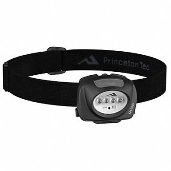 PRINCETON TEC Headlamp Plastic Black 78lm, 3KKX4