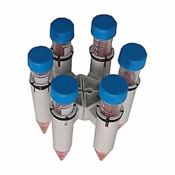 BENCHMARK SCIENTIFIC Tube Holder 6 x 15mL Plastic, 422V42