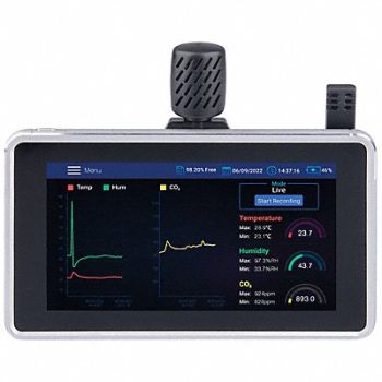 REED INSTRUMENTS Indoor Air Quality Meter, 798FR1