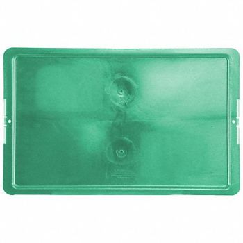 ORBIS Lid Green Polyethylene 24 in, 9AUZ0