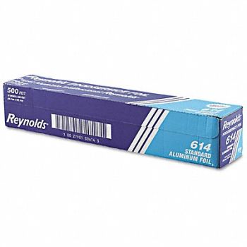 REYNOLDS Aluminum Foil Roll 500 ft L 18 in W Med, 6CHG3