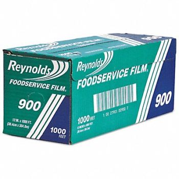 REYNOLDS Film Wrap Roll 1000 ft L 12 in, 1UCW7