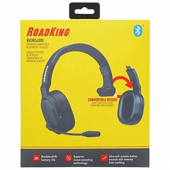 ROADKING Premium Convertible Bluetooth Headset, 800MJ6