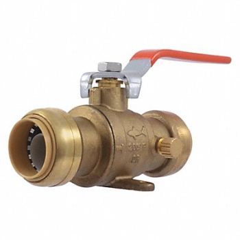 SHARKBITE Ball Valve 1 200 psi SS, 790PM5