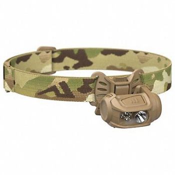 PRINCETON TEC Headlamp Plastic Tan 125lm, 24M995