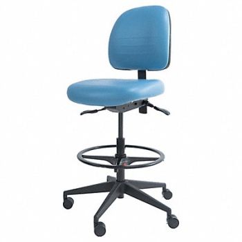 CRAMER Task Chair Poly Blue 23 to 33 Seat Ht, 22E989