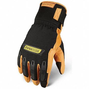 IRONCLAD PERFORMANCE WEAR Leather Gloves A2 Full Finger 3XL PR, 797UR4