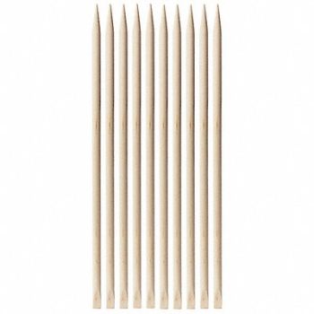 JONARD TOOLS Orange Stick Pointed/Flat 3/16 in PK100, 22KY15
