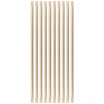 JONARD TOOLS Orange Sticks Modified Flat PK10, 2TDN5