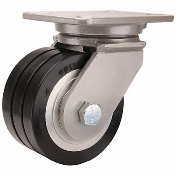 HAMILTON CASTER MFG. CO. Plate Caster Steel 3/4 3100lb., 797PA8
