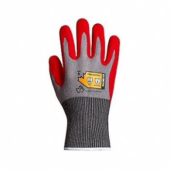 TENACTIV Work Gloves Nitrile 3XL Red/Gray PR, 793WH0