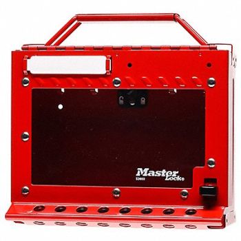MASTER LOCK Group Lockout Box 6-7/8 H x 8-3/8 W, 491R31