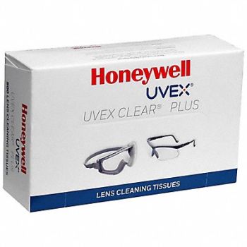 HONEYWELL UVEX Lens Tissue For All Safety Glasses PK400, 799EF3