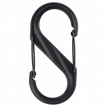 NITE IZE Carabiner Clip 8 in Glass Filled Nylon, 23PF80