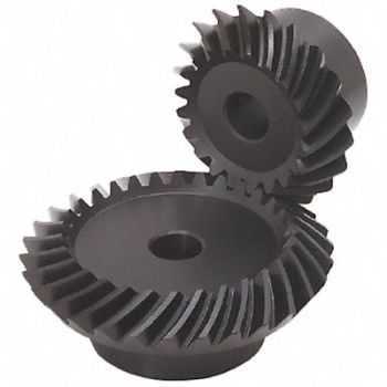 KHK GEARS Carbon Steel Spiral Bevel Gears, 793DC6