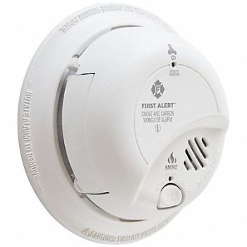BRK CO2 and Smoke Alarm 9V Alkaline, 5KCY7